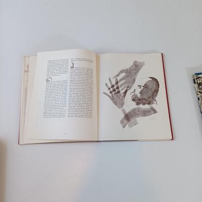 LOT 154: 1961 Shulsinger Bros. The Haggadah of Passover, 1962 The Woodcuts of Jakob Steinhardt, 1970 Moshe Raviv Illustrated Tales in...