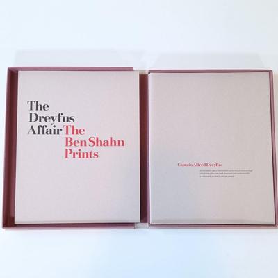 LOT 156: 1984 Limited Edition Signed The Dreyfus Affair: The Ben Shahn Prints