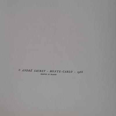 LOT 157: 1966 Emmanuel Mané-Katz Douze Lithographies Portfolio of 12 Signed Color LARGE Lithographs