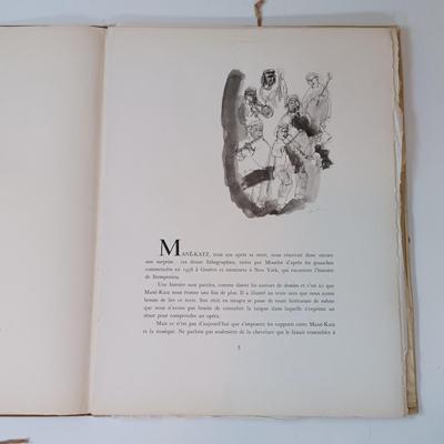 LOT 157: 1966 Emmanuel Mané-Katz Douze Lithographies Portfolio of 12 Signed Color LARGE Lithographs