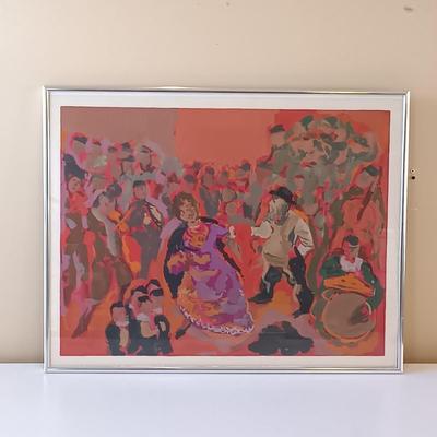LOT 157: 1966 Emmanuel Mané-Katz Douze Lithographies Portfolio of 12 Signed Color LARGE Lithographs