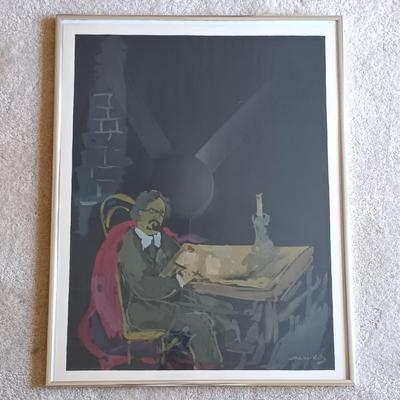 LOT 157: 1966 Emmanuel Mané-Katz Douze Lithographies Portfolio of 12 Signed Color LARGE Lithographs