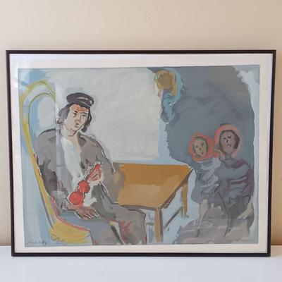 LOT 157: 1966 Emmanuel Mané-Katz Douze Lithographies Portfolio of 12 Signed Color LARGE Lithographs