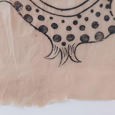 LOT 159: Large Framed Screen Print of Yang Dragon