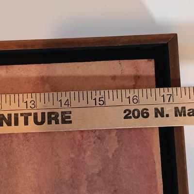 LOT 161: Pair of Paper Collages by Jean James 'Scenes from Canyon Road' and 'Longhorns'