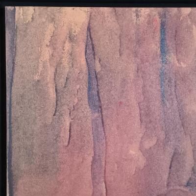 LOT 161: Pair of Paper Collages by Jean James 'Scenes from Canyon Road' and 'Longhorns'