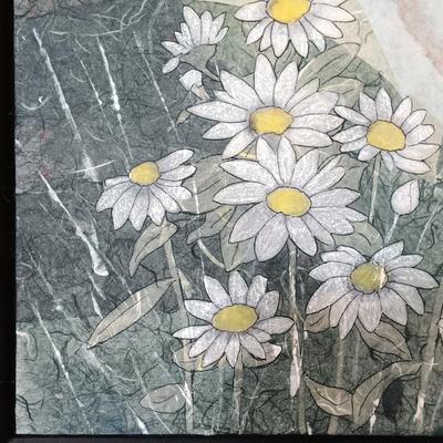 LOT 162: Pair of Paper Collage Art Landscapes by Jean James