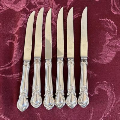 LOT 179: Vintage Reed and Barton Sterling "Burgundy" Flatware Set - TW 4269.89g