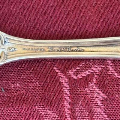 LOT 179: Vintage Reed and Barton Sterling "Burgundy" Flatware Set - TW 4269.89g