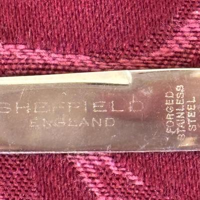 LOT 179: Vintage Reed and Barton Sterling "Burgundy" Flatware Set - TW 4269.89g