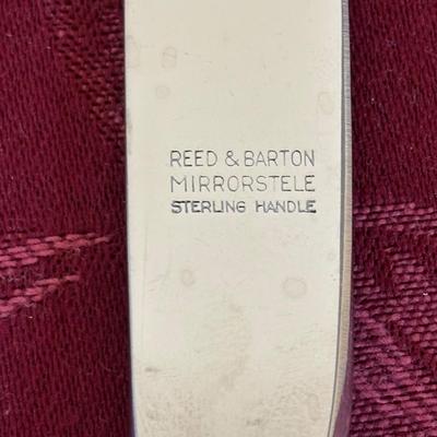 LOT 179: Vintage Reed and Barton Sterling "Burgundy" Flatware Set - TW 4269.89g