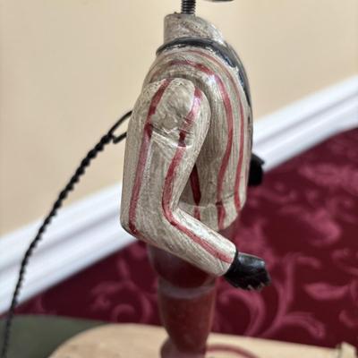 LOT 191: Antique Early 20th Century Dancing Minstrel Black Americana Toy