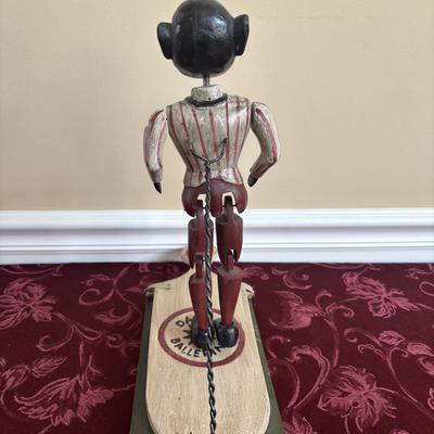 LOT 191: Antique Early 20th Century Dancing Minstrel Black Americana Toy