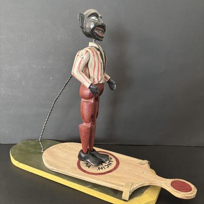 LOT 191: Antique Early 20th Century Dancing Minstrel Black Americana Toy