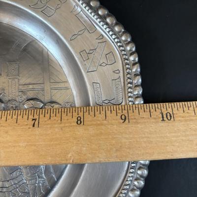 LOT 194: Vintage lot of misc. Judaica, plaque, plates, wall hangings, + more!