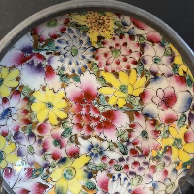 LOT 195: Vintage Kosta Glass Iceberg Sculpture with Etching, Strombergshyttan Etched Crystal Vase, Vintage Japanese ACF Pewter & Hand...