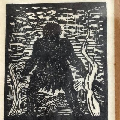 LOT 197: Joseph Budko Engraving/Woodcut Block Prints