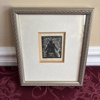 LOT 197: Joseph Budko Engraving/Woodcut Block Prints