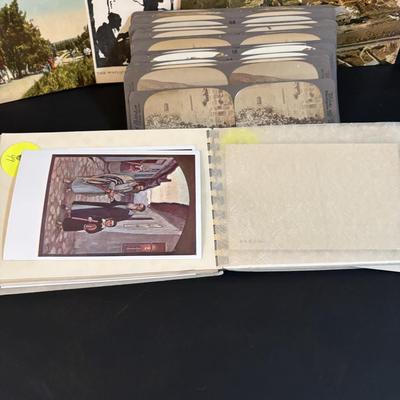 LOT: 197: Vintage Stereoscope Views of Isreal & Palestine along with Vintage Postcards