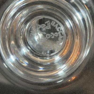 LOT 201: Baccarat Renaissance (Cut) Crystal Wine Glasses