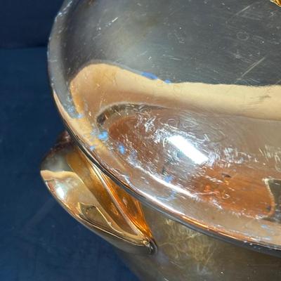 LOT 202 Royal Worcester Gold Lustre Coffee Pot, Creamer & Sugar, Fireproof Casserole Shape 23 Size 7 1/2 & Rectangular Baking Dishes