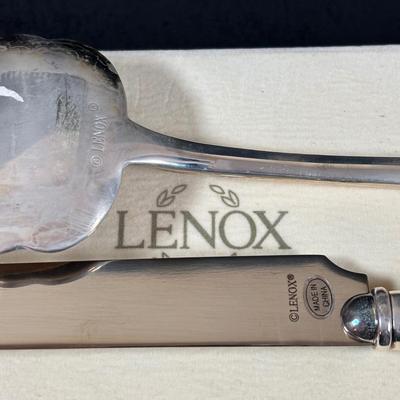 LOT 204: Vintage ZS & C Bavaria China w/18K Gold Trim, Lenox Serving Set & More