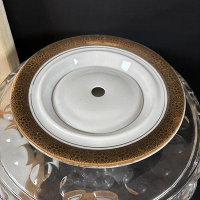 LOT 204: Vintage ZS & C Bavaria China w/18K Gold Trim, Lenox Serving Set & More