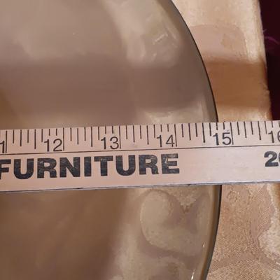 LOT 215: Marc Matsui Signed Pottery Art Bowl with Holmegaard Signed Glass Art Bowl