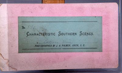 ANTIQUE STEREOVIEW OF THE SOUTH - COTTON GIN