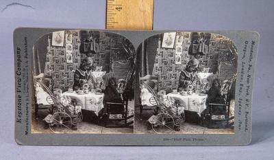 SUPER CUTE STEREOVIEW - DOLLS AND GIRLS TEA PARTY
