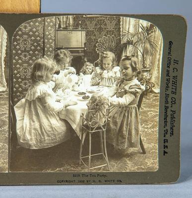 SUPER CUTE - GIRLS AND DOLLS TEA PARTY STEREOVIEW