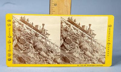 MT. WASHINGTON RAILWAY - STEREOVIEW