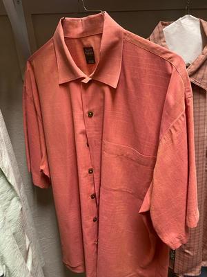 NICE MEN’S BUTTON-DOWN SHIRTS, SHORT SLEEVE
