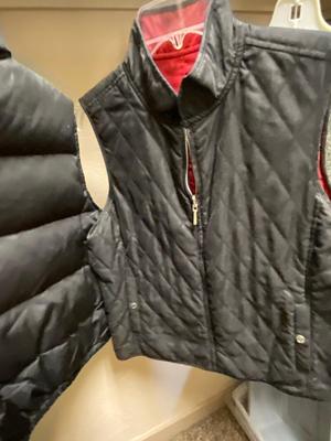 WOMEN’S Kenneth Cole & Old Navy DOWN VESTS, LEVI JEANS AND CABELA’S WINDSTOPPER WOOL SWEATER