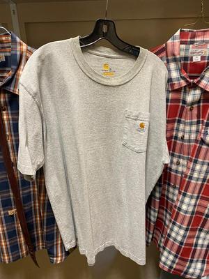 MEN’S BUTTON-DOWN SHIRTS, AND CARHARTT T-SHIRT, AND BELTS