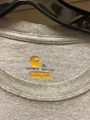 MEN’S BUTTON-DOWN SHIRTS, AND CARHARTT T-SHIRT, AND BELTS