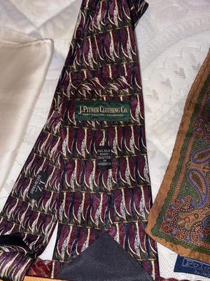 MEN’S LEATHER BELTS, TIE, SOCKS, AND HANDKERCHIEFS