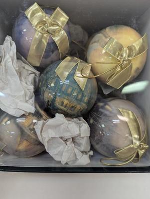 Thomas Kinkade Celebrate The Season Handcrafted Ornaments