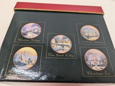 Thomas Kinkade Celebrate The Season Handcrafted Ornaments