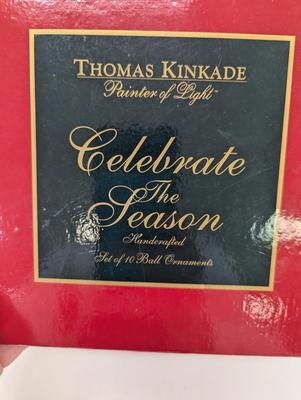 Thomas Kinkade Celebrate The Season Handcrafted Ornaments