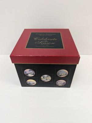 Thomas Kinkade Celebrate The Season Handcrafted Ornaments