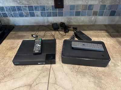 SONY BLU-RAY PLAYER AND XFINITY RECEIVER
