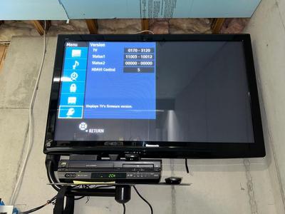 50” PANASONIC TV & JVC COMBO DVD/VHS PLAYER BOTH HAVE REMOTES