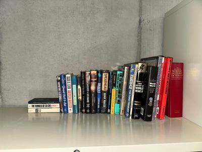 MOSTLY BOOKS ON WARS AND COMBAT