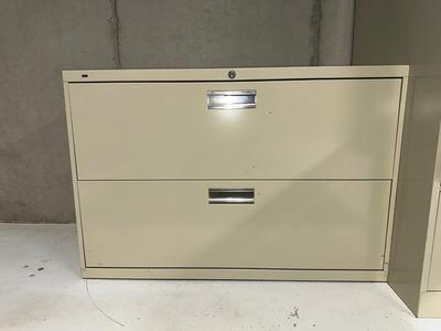 2 DRAWER LATERAL FILING CABINET
