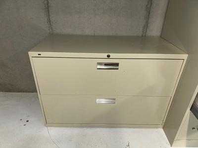 2 DRAWER LATERAL FILING CABINET