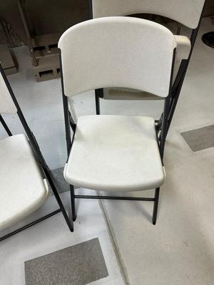 4 FOLDING LIFETIME CHAIRS