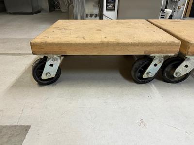 2 SOLID FURNITURE DOLLIES
