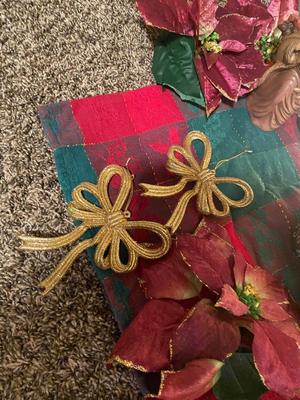 TRIM YOUR TREE THIS YEAR WITH PRETTY POINSETTIAS, MATCHING ORNAMENTS, RIBBON AND MORE!