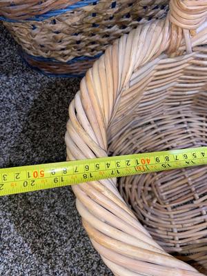 LARGE WICKER BASKETS